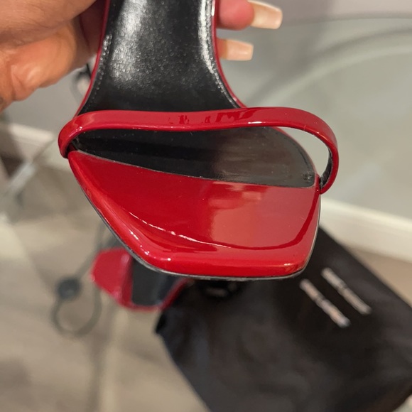 YSL OPYUM SANDALS WITH BLACK HEEL - Picture 8 of 9